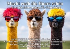 Lustige Einladungskarten