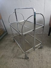 Vintage Servierwagen Chrom