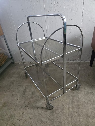 Vintage servierwagen chrom - vintage,