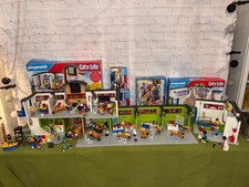 Playmobil City Life Set 9453 Große Schule  9454 Turnhalle  9475  9809  9456 9810