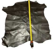 Lederhaut Schwarz Echtleder  Lammleder Echt Leder 60x58 Cm