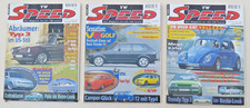 3x Zeitschriften "VW Speed" VW-Szene Magazin aus dem Jahr 1998 (alle mit Poster)