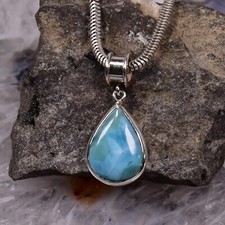 Larimar Anhänger, 925er