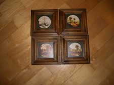4 Stück Wandbilder DRUCK -