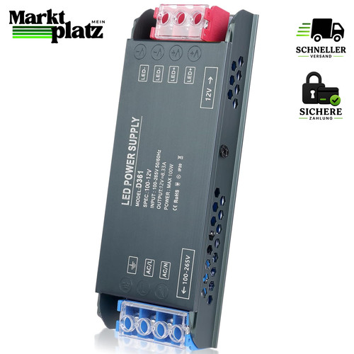 Led trafo 24v - 24v, 100w