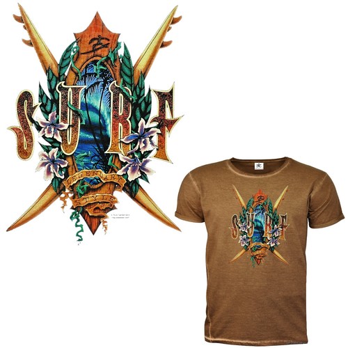 Batik surfer shirt tie dye - batik, t-shirt