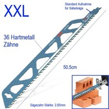 500mm Hartmetall Sägeblatt mit 36 Zähne für Säbelsäge Porenbeton Ziegekstein etc