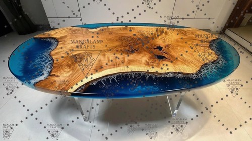 122cm 61cm blau epoxid - 122cm, harz