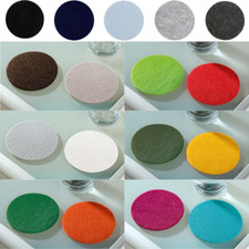 Filz Untersetzer rund 10 cm Glasuntersetzer 3 mm Filzuntersetzer Gläser Flaschen