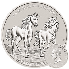 Australian Brumby 2025 Silbermünze 1oz Silber Ag 999,9 Perth Mint Australien