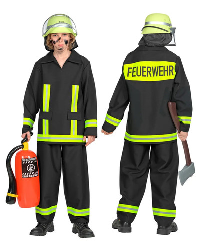 Feuerwehrmann kinderkostüm - feuerwehrmann,