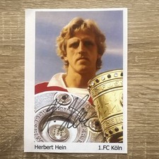 Herbert Hein 1.FC Köln Original Signierte Autogrammkarte Doublesieg 1978.