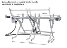 Lumag Stammheber hydraulisch für Sägespaltautomat SSA400 und SSA500