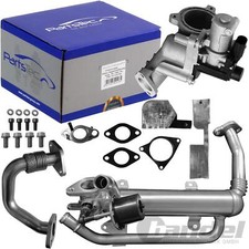 AGR-VENTIL + AGR-KÜHLER KOMPLETT für 1.9/2.0 TDI AUDI A3 8P VW GOLF V PASSAT 3C