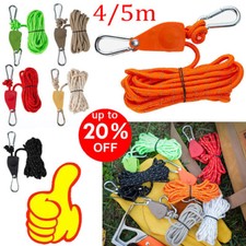 Abspannseil für Camping Reflektierend Zeltschnur mit Rollenspanner Seilspanner-