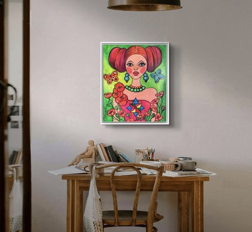 Original kunstwerk handarbeit - kunstwerk,