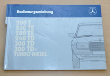 Mercedes Benz W123 Motor 200 230 240 280 300 Karosserie Betriebsanleitung 1984