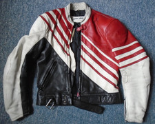 Motorrad-Lederjacke, Gr. 50, HEIN GERICKE