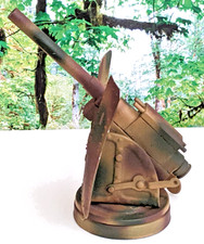 Alte   Blech  Küsten   Geschütz