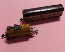 ?️ Spur Z , 2 Waggons , Märklin , Bauzugwagen ,  Werkstattwagen , Kesselwagen 