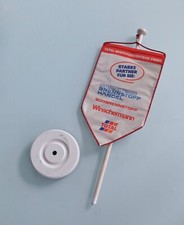 Tischwimpel Flagge TOTAL / Winschermann / Saarberg -  Öl Mineralöl Tischfahne