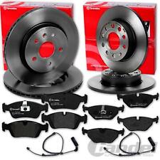 brembo BREMSSCHEIBEN + BELÄGE VORNE+HINTEN passend für BMW 3er E46 nur 316i/318i