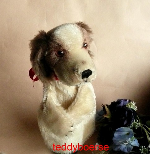 Alte steiff handpuppe hund - steiff,