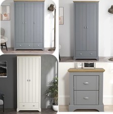 Neu Tetbury 2 3 Türen Kleiderschrank Nachttisch