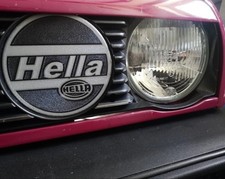 VW Polo86C Doppel Scheinwerfer Hella Kamei Cover Rallye Stoßstange Kühlergrill