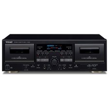 TEAC W-1200 Doppel-Kassettendeck, Schwarz