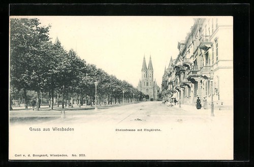 Wiesbaden rheinstrasse mit - wiesbaden,,