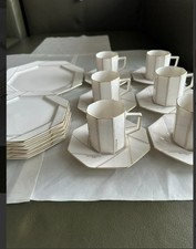 GIVENCHY Paris Yamaka Porzellan achteckige Teller Geschirrsets gebraucht...