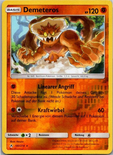 Pokemon demeteros 103 214 - demeteros, 103/214