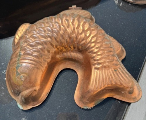 Vintage alte kupfer - kupfer, backform/
