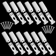 12Kit 24 Stück Plissee Ersatzteile Klemmträger, Spannschuhe Für Verspannte Pliss