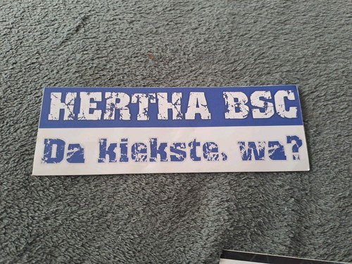 Aufkleber fussball hertha bsc - fussball,
