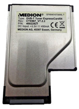 MEDION TV-Tuner ExpressCard54 Model: CTX967 DVB-T EXPRESS CARD54 #GK8752