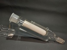 Extraktionsmittelstück nach Soxhlet Hülse Chemie Labor Glas 