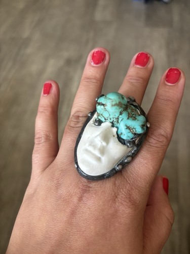 Silberfarbener ring karat - ring,