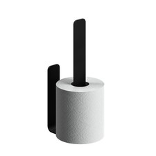 WC Ersatzrollenhalter Toilettenpapierhalter WEISSENSTEIN Rollenhalter Schwarz