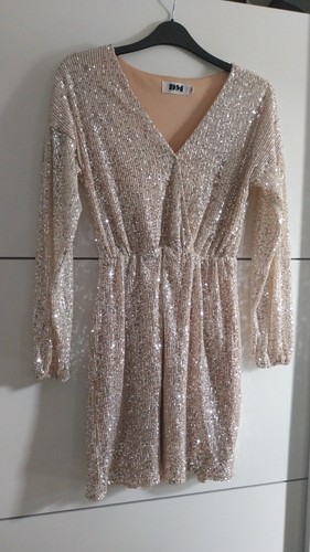 Abendkleid glitzer pailletten - glitzer,