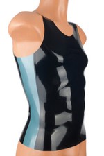 Latex Herren Top, Achselshirt