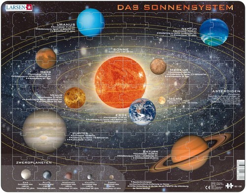 Larsen puzzle das - das, sonnensystem