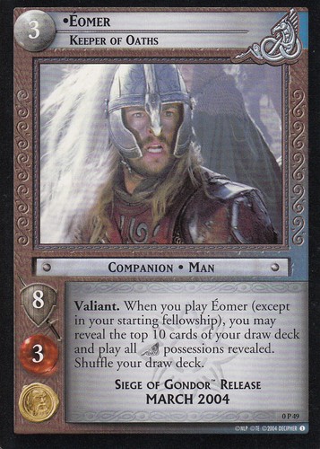 Lotr tcg promo - lotr,