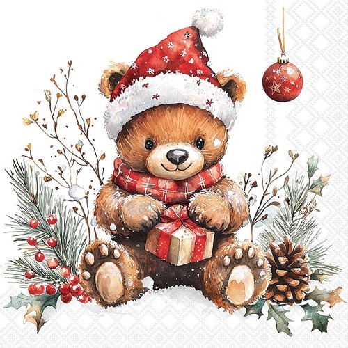 Servietten teddys gift - servietten,