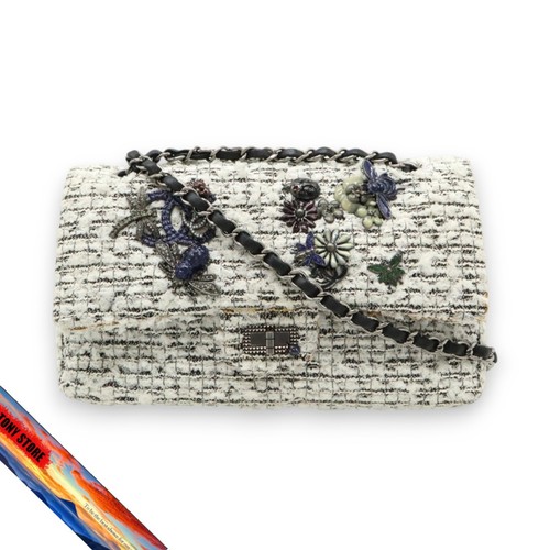Chanel tweed flap chain - 2.55,