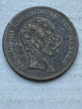 Silbermünze 5 Mark 1875 Deutsches Reich Ludwig III Hessen H Patina Sammler