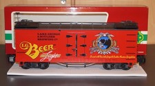 LGB 4472 US Fridge Car, Lake George & Boulder, rot, LG Beer , gebr., OVP
