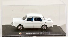 Abarth Simca 1150 1963 weiß 1:43 Modellauto