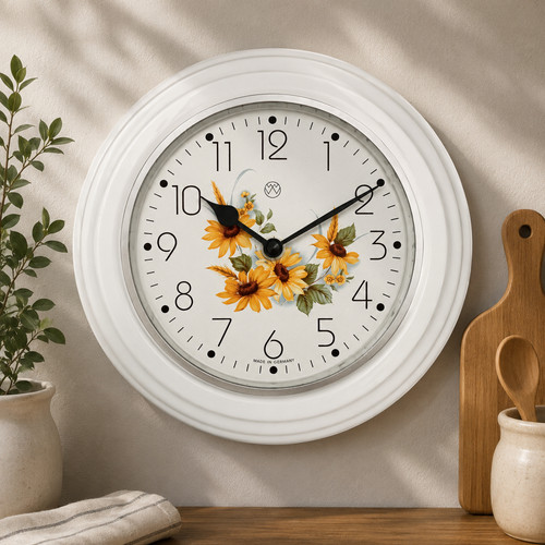 Küchenuhr sonnenblumen - küchenuhr,